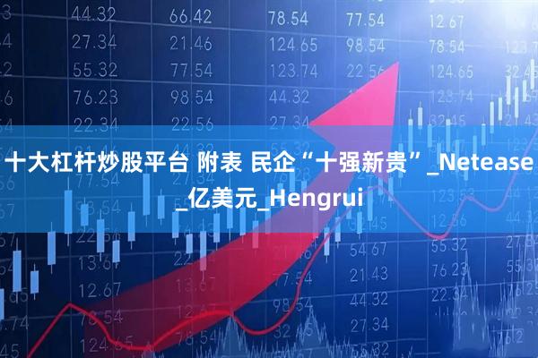 十大杠杆炒股平台 附表 民企“十强新贵”_Netease_亿美元_Hengrui